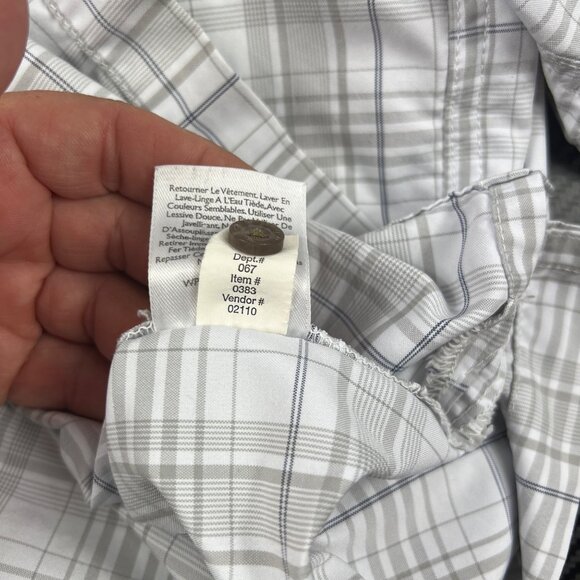 Eddie Bauer Mens Plaid Fishing Shirts Vented Back LOT OF 2 size XL Outdoor Hike - Picture 10 of 16